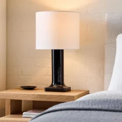 West Elm Helena Glass Table Lamp (21.5")