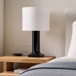 West Elm Helena Glass Table Lamp (21.5")