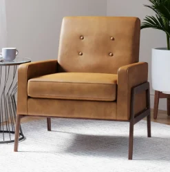 West Elm Henley Leather Chair