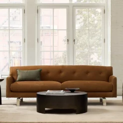 West Elm Henley Leather Sofa (86")