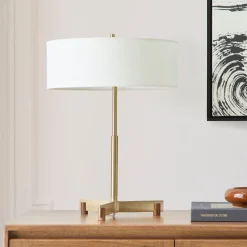 West Elm Hennings Fabric Table Lamp (20")