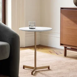 West Elm Hennings Marble Side Table (16")