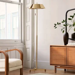 West Elm Hennings Metal Floor Lamp (62")