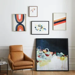 West Elm Hexagon Cluster II Framed Wall Art by Minted for