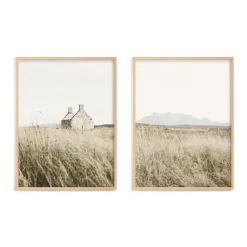 West Elm Highland Prairie Framed Wall Art by Minted for