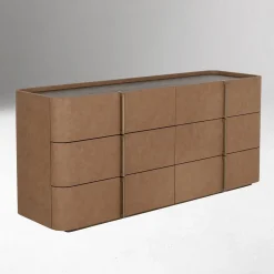West Elm Hinsdale Vegan Leather Dresser (72")
