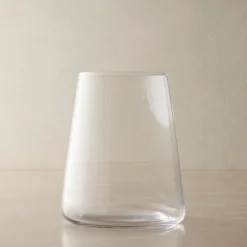 West Elm Horizon Lead-Free Crystal Stemless Wine Glass Sets