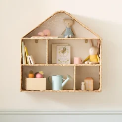 West Elm House Rattan Shelf (25")