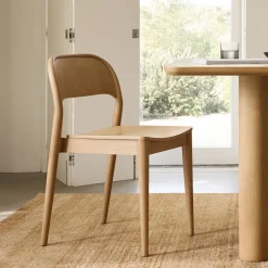 West Elm Hunter Shaped Wood Stacking Chair
