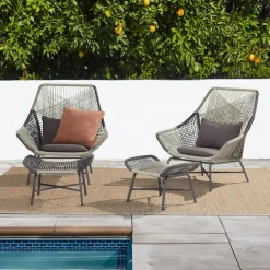 West Elm Huron Outdoor Ottoman