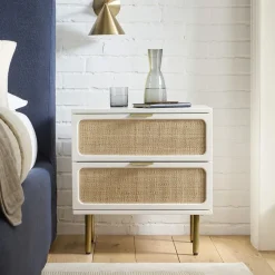 West Elm Ida Woven Nightstand (23")