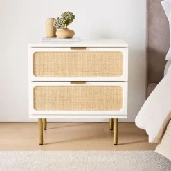 West Elm Ida Woven Nightstand (23")
