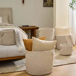West Elm Indoor/Outdoor Woven Baskets