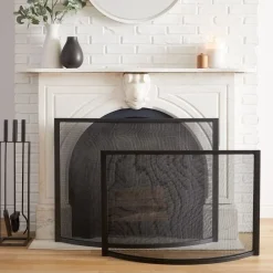 West Elm Industrial Fireplace Collection