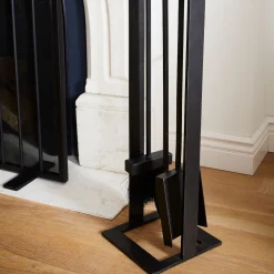 West Elm Industrial Fireplace Tools - Black