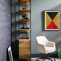 West Elm Industrial Modular Open & Closed Storage (17")