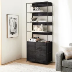 West Elm Industrial Modular Open & Closed Storage (33")