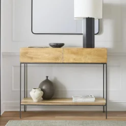 West Elm Industrial Storage Console (–)