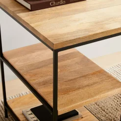 West Elm Industrial Storage 3-Piece Modular Desk w/ Open Shelves (64")