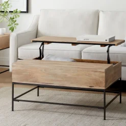 West Elm Industrial Storage Pop-Up Coffee Table (–)