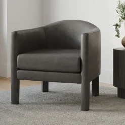 West Elm Isabella Leather Chair