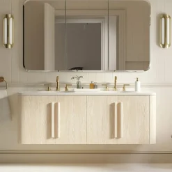 West Elm Isley Double Floating Bathroom Vanity (60")
