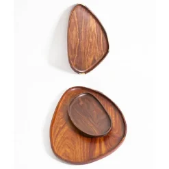 West Elm Itza Wood Wooden Leaf Tray