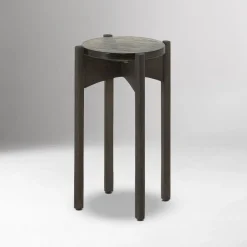 West Elm Ivenor Cast Glass End Table (20")