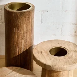 West Elm Ives Wood Vases