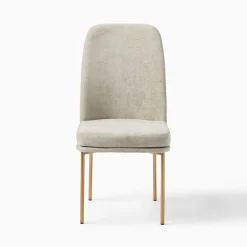 West Elm Jack Metal Frame High-Back Dining Chair