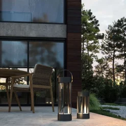 West Elm Jaxtyn LED Outdoor Portable Lamp (–)