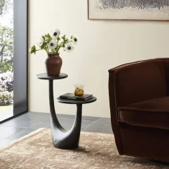 West Elm Jenning Tiered End Table (25")