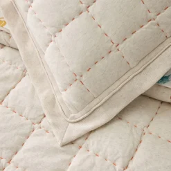 West Elm Jersey Grid Quilt & Shams