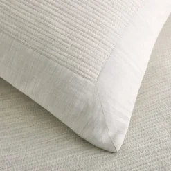 West Elm Jersey TENCEL™ Modal Ribbed Border Duvet Cover & Shams