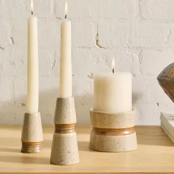 West Elm Jesse Ceramic Candleholders