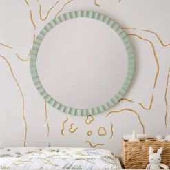 West Elm Joseph Altuzarra Fluted Round Wall Mirror (26")