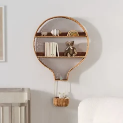 West Elm Joseph Altuzarra Hot Air Balloon Rattan Shelf