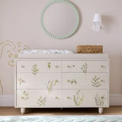 Kids West Elm Joseph Altuzarra Painted Botanical Wide Dresser with Removable Topper (60")