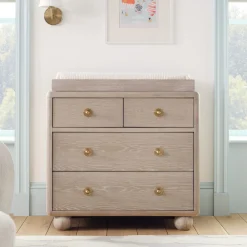 Kids West Elm Joseph Altuzarra Sphere Foot 4-Drawer Wide Dresser with Removable Topper (36")