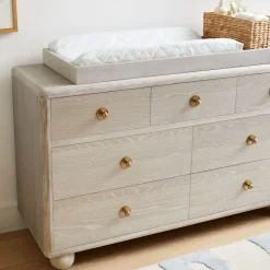 Kids West Elm Joseph Altuzarra Sphere Foot 7-Drawer Wide Dresser with Removable Topper (56")