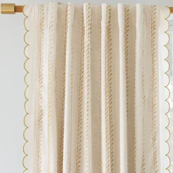 West Elm Joseph Altuzarra Vines Stripe Blackout Curtain