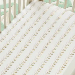West Elm Joseph Altuzarra Vines Stripe Crib Sheet