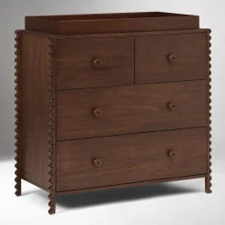 Kids West Elm Josephine 4-Drawer Narrow Dresser with Removable Topper (38")