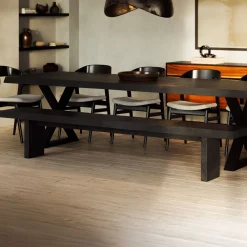 West Elm Justice Live Edge Acacia Dining Bench
