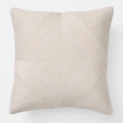 West Elm Jute Geo Pillow Cover