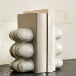 West Elm Kali Marble Bookends (Set of 2)