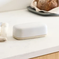 West Elm Kaloh Stoneware Butter Dish