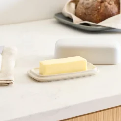 West Elm Kaloh Stoneware Butter Dish