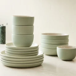 West Elm Kaloh Stoneware Dinnerware (Set of 16)