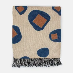West Elm Karbon Market Cotton Panther Throw